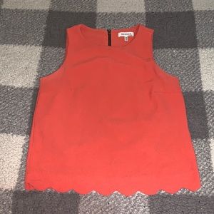 Women’s melon color top